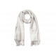 Echarpe Pashmina beige et grise Delhi ANCIENNES COLLECTIONS divers