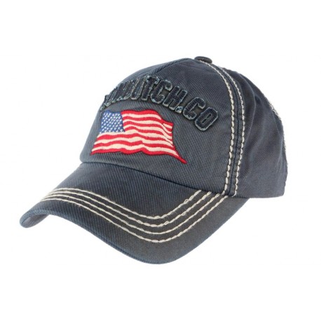 Casquette Von Dutch bleu drapeau USA Loris ANCIENNES COLLECTIONS divers