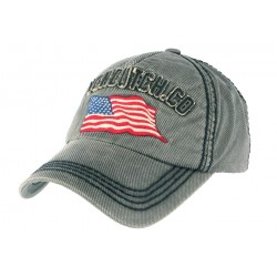 Casquette Von Dutch grise drapeau americain Loris ANCIENNES COLLECTIONS divers