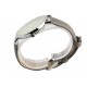 Montre Bracelet Cuir Gris cadran Argent Nelson Montre divers