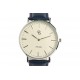 Montre Bracelet Cuir Bleu cadran Argent Nelson ANCIENNES COLLECTIONS divers