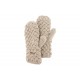 Gants moufle beige en laine Galin Herman ANCIENNES COLLECTIONS divers