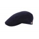 Casquette cuir bleu marine Star Herman ANCIENNES COLLECTIONS divers