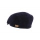 Casquette cuir bleu marine Star Herman ANCIENNES COLLECTIONS divers
