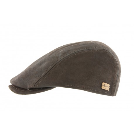 Casquette Cuir Marron Havane Wange ANCIENNES COLLECTIONS divers