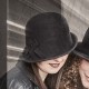 Chapeau Cloche Femme Cilou Gris Céline Robert ANCIENNES COLLECTIONS divers