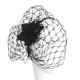 Chapeau Bibi Noir Nara Céline Robert ANCIENNES COLLECTIONS divers