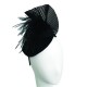 Chapeau Bibi Lobja Noir Céline Robert ANCIENNES COLLECTIONS divers