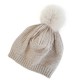 Bonnet Pompon Beige Pioule Céline Robert ANCIENNES COLLECTIONS divers