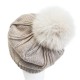 Bonnet Pompon Beige Pioule Céline Robert ANCIENNES COLLECTIONS divers