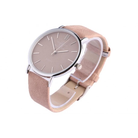 Grande montre bracelet femme Marron Lysa Montre Michael John