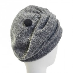 Bonnet laine femme gris Kleme Céline Robert ANCIENNES COLLECTIONS divers