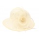 Chapeau Mariage Ecru Astra Léon Montane ANCIENNES COLLECTIONS divers