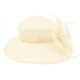 Chapeau Mariage Ecru Astra Léon Montane ANCIENNES COLLECTIONS divers