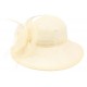 Chapeau Mariage Ecru Astra Léon Montane ANCIENNES COLLECTIONS divers