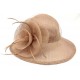 Chapeau Mariage Taupe Astra Leon Montane Chapeau cérémonie Léon montane