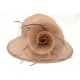 Chapeau Mariage Taupe Astra Leon Montane Chapeau cérémonie Léon montane