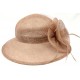 Chapeau Mariage Taupe Astra Leon Montane Chapeau cérémonie Léon montane