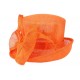 Chapeau Mariage Orange Babeth Leon Montane Chapeau cérémonie Léon montane