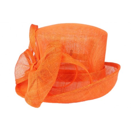 Chapeau Mariage Orange Babeth Leon Montane ANCIENNES COLLECTIONS divers