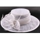 Chapeau mariée Laurie en sisal blanchi ANCIENNES COLLECTIONS divers