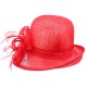 Chapeau Mariage Rouge Coco Leon Montane ANCIENNES COLLECTIONS divers