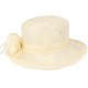 Chapeau Mariage Ecru Donna Leon Montane ANCIENNES COLLECTIONS divers
