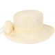 Chapeau Mariage Ecru Donna Leon Montane Chapeau cérémonie Léon montane