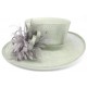 Chapeau Mariage Vert d'eau Livia Leon Montane ANCIENNES COLLECTIONS divers