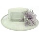 Chapeau Mariage Vert d'eau Livia Leon Montane ANCIENNES COLLECTIONS divers