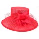 Chapeau Mariage Rouge Macha Leon Montane ANCIENNES COLLECTIONS divers