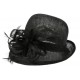 Chapeau Mariage noir Melle Leon Montane ANCIENNES COLLECTIONS divers