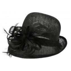 Chapeau Mariage noir Melle Leon Montane ANCIENNES COLLECTIONS divers