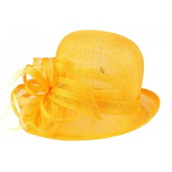 Chapeau Mariage Jaune Melle Leon Montane ANCIENNES COLLECTIONS divers