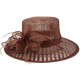 Chapeau Mariage Marron Mona Leon Montane ANCIENNES COLLECTIONS divers