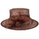 Chapeau Mariage Marron Mona Leon Montane ANCIENNES COLLECTIONS divers