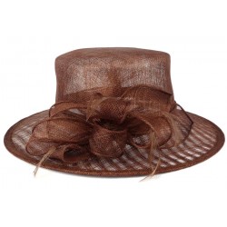 Chapeau Mariage Marron Mona Leon Montane ANCIENNES COLLECTIONS divers