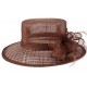 Chapeau Mariage Marron Mona Leon Montane ANCIENNES COLLECTIONS divers