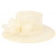 Chapeau Mariage Ivoire Mona Leon Montane ANCIENNES COLLECTIONS divers