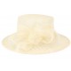 Chapeau Mariage Ivoire Mona Leon Montane ANCIENNES COLLECTIONS divers