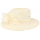 Chapeau Mariage Ivoire Mona Leon Montane ANCIENNES COLLECTIONS divers