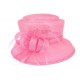 Chapeau Mariage Nanny fuchsia Leon Montane Chapeau cérémonie Léon montane