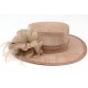 Chapeau Mariage Taupe Patty Leon Montane ANCIENNES COLLECTIONS divers