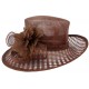 Chapeau Mariage Marron Pretty Leon Montane ANCIENNES COLLECTIONS divers