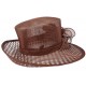 Chapeau Mariage Marron Pretty Leon Montane Chapeau cérémonie Léon montane