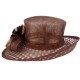 Chapeau Mariage Marron Pretty Leon Montane ANCIENNES COLLECTIONS divers