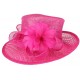 Chapeau Mariage Fuchsia Pretty Leon Montane ANCIENNES COLLECTIONS divers