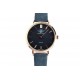 Montre femme bleu boitier dore Ona ANCIENNES COLLECTIONS divers