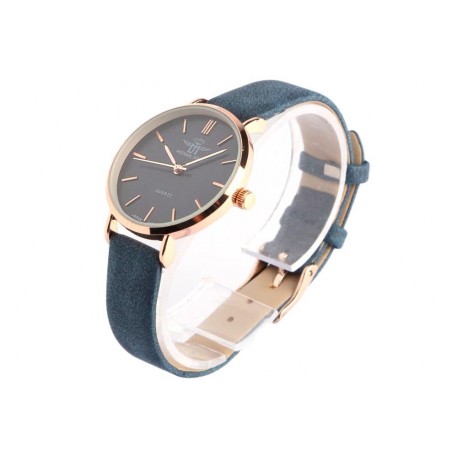 Montre femme bleu boitier dore Ona ANCIENNES COLLECTIONS divers