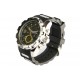 Montre homme chronometre noir et jaune bracelet gomme Kyxos ANCIENNES COLLECTIONS divers